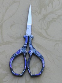 Dot  Premium Metallic Multi Purple Scissors